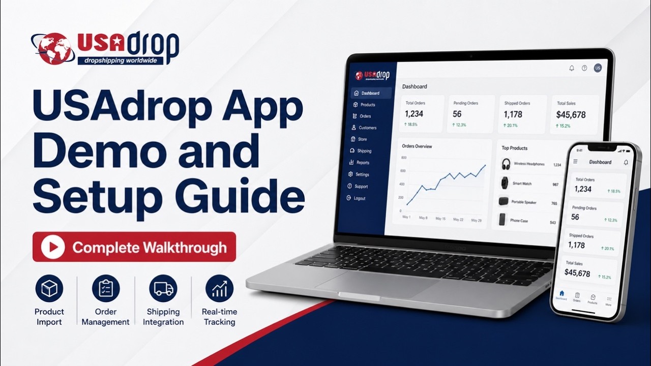 USAdrop‑Dropshipping & POD Demo