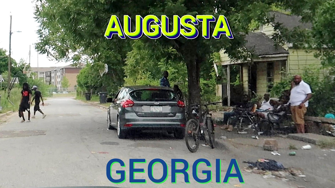EXPLORING THE RAW AND UNSEEN BACKSTREETS OF AUGUSTA GEORGIA / HOME OF THE MASTERS GOLF TOUNAMENT
