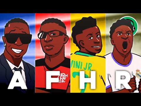 ♫ VINÍCIUS JR DE A a Z | FutParódia Animada