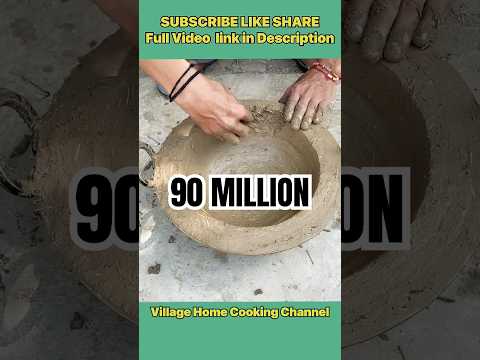 amazing art mitti ka chulha | clay oven mud stove traditional life village life #shorts #art #clay