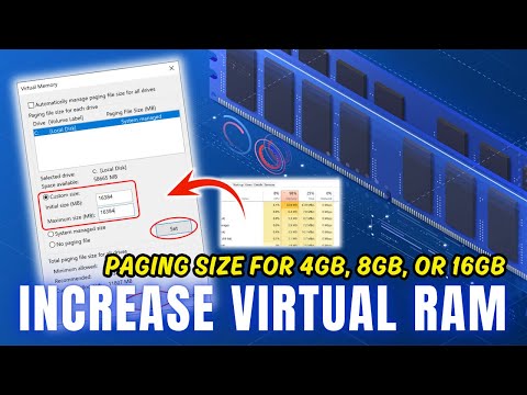 BEST Virtual Memory Paging File Size for 4GB, 8GB, or 16GB RAM in Windows 10/11