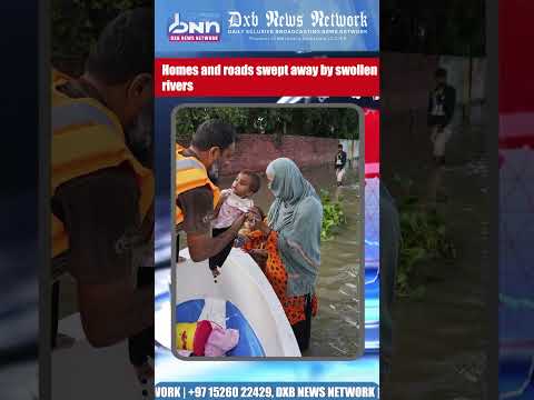 Flash Floods Devastate Kashmir & Pakistan | 32 Dead 150,000 Displaced | DXB News Network