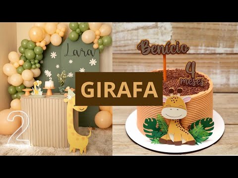 IDEIAS PARA FESTA COM TEMA GIRAFA