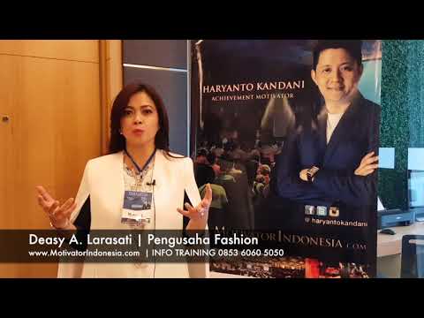 Testimoni Deasy A  Larasati | Public Speaking Training | Motivator Haryanto Kandani