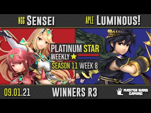 PSW S11:W8 - NGG | Sensei (Pyra, Mythra) vs APLE | Luminous! (Dark Pit) - WR3