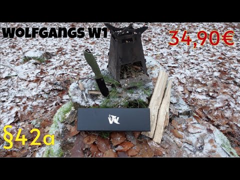 Wolfgangs w1 Outdoor / Jagd und Bushcraftmesser 42a konform