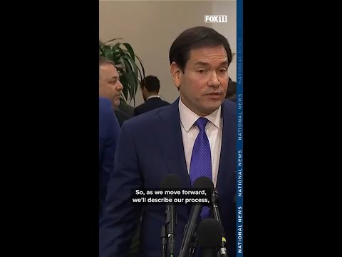 Marco Rubio lays out Trump administration's three-phase plan for Venezuela