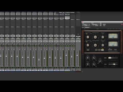 Drum Compression Tutorial with the Waves dbx 160 Plugin