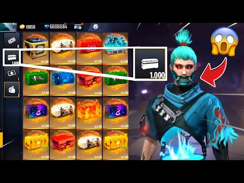 SPENDING 100,000 DIAMONDS JUST ON BOXES 🔥 OPENING 2000 RARE BOXES ON FREE FIRE💎