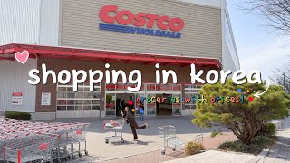 shopping in korea vlog 🇰🇷 grocery food haul with prices! 🍈 Costco summer foods