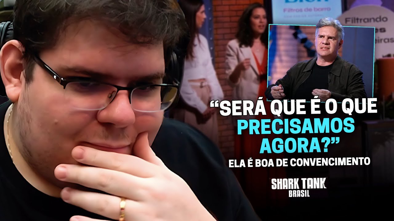CASIMIRO REAGE: A REVOLUÇÃO DO FILTRO DE BARRO NO SHARK TANK BRASIL (9ª TEMP) | Cortes do Casimito