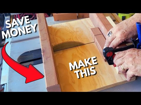 Make This SIMPLE Table Saw Sled To Cut Small Parts!