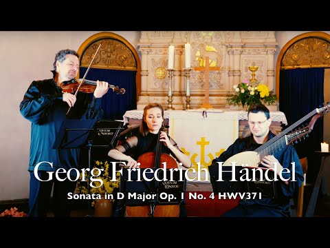 Georg Friedrich Händel, Violin sonata in D major (HWV 371), video in 4K