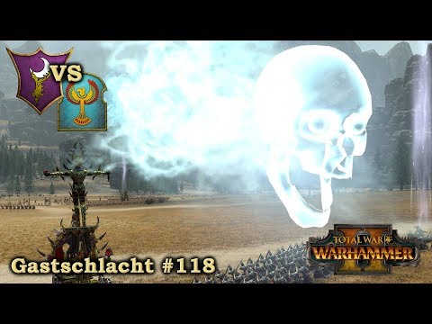 Schädelflug - Gastschlacht #118 - Gruftkönige vs Dunkelelfen - Total War: Warhammer 2 deutsch