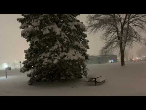 Snow fall at Eagan, MN