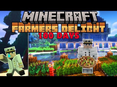 I Survived 100 Days as the ULTIMATE FARMER in FARMER'S DELIGHT