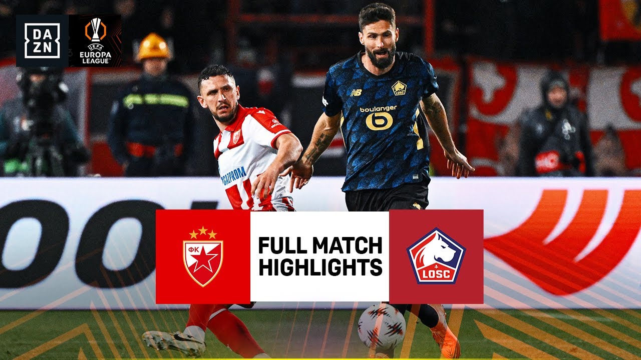 FK Crvena Zvezda vs Lille | UEFA Europa League Highlights | Matchday 4 | 2025-2026