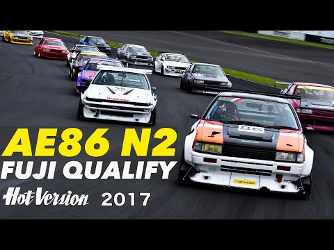 Extreme Attack Battle!! Keiichi Tsuchiya AE86 Fuji N2 Showdown Qualifying [Hot-Version] 2017