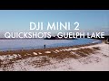 DJI MINI 2 QuickShots Coldshots At Guelph Lake Winter 2022