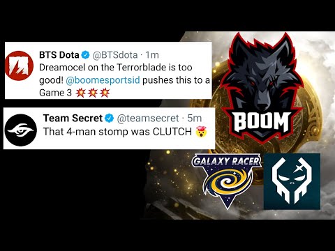 Boom Esports Vs Execration Ob.Neon Galaxy Racer | Dota Community Reaction | Dota  Twitter Reaction