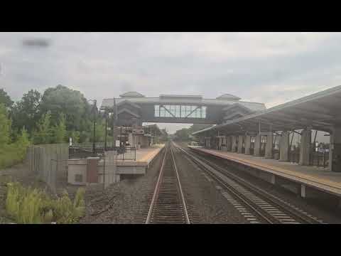 Amtrak 🚆 Northeast Regional 125 from Hartford, CT to Baltimore, MD (rear view) August 29, 2025