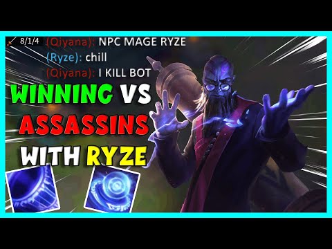🚓 CHALLENGER KOREAN RYZE JAILING ASSASSINS FROM LEAVING THEIR LANE! 🚓