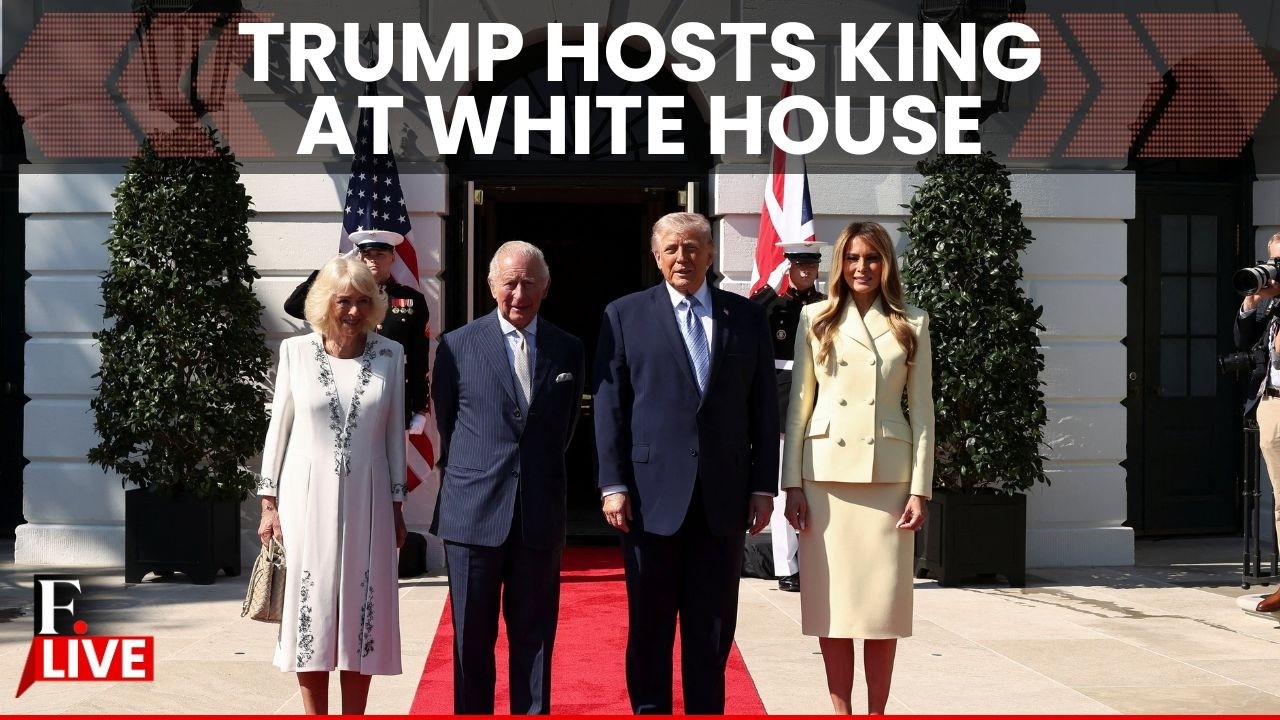 King Charles III U.S. Visit LIVE: Trump Welcomes King Charles III & Queen Camilla at the White House
