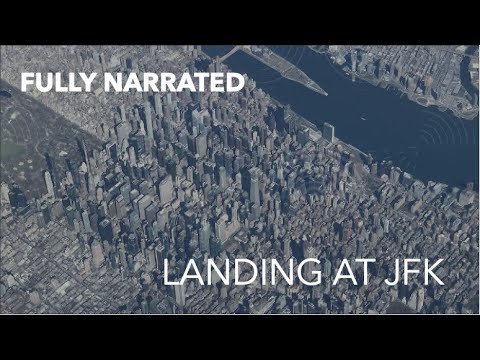 Abordagem ESPETACULAR ao Aeroporto JFK