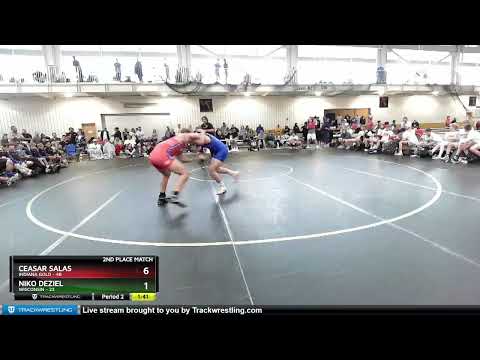187 Lbs 2nd Place Match (16 Team) - Ceasar Salas, Indiana Gold Vs Niko DeZiel, Wisconsin 293c