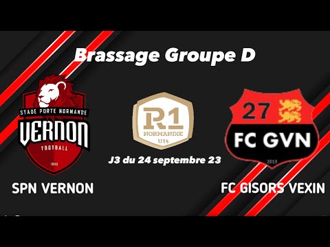 3ème journée de brassage U14 R1 Groupe D, le 24/09/23, SPN VERNON - FC GISORS en VEXIN