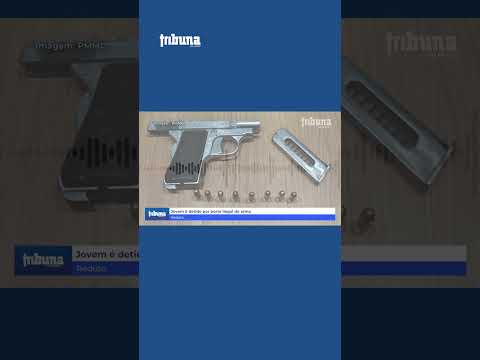 Jovem é detido por porte ilegal de arma em Reduto