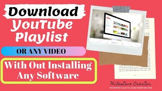How We Download All To All Playlist || Without Any Software || For Free || Technical Mughal