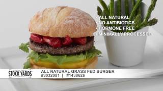 US Foods® Stock Yards® All Natural Grass Fed Burger | US Foods | Scoop