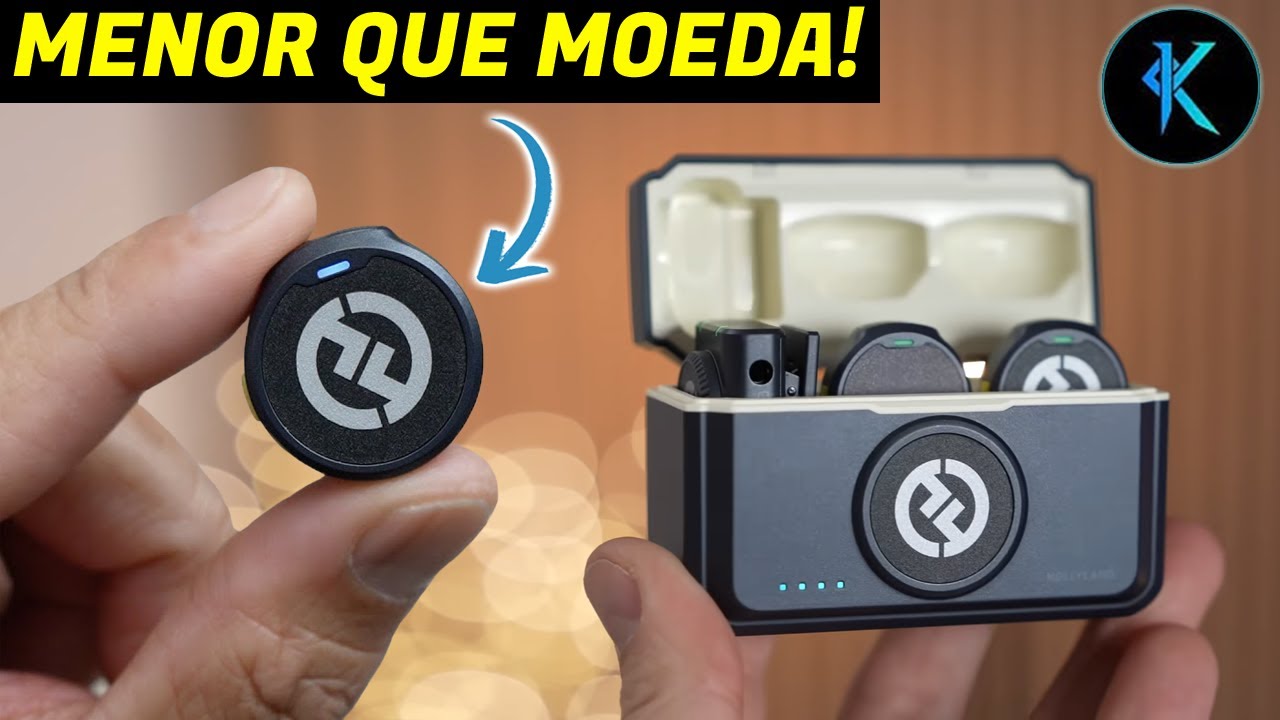 The smallest and most complete lapel microphone in the world! Hollyland Lark M2 By [O Cibernético]