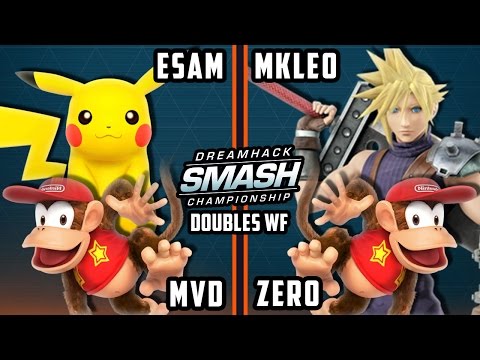 DHA 2017 SSB4 Doubles - TSM | ZeRo & FOX MVG | MKLeo Vs. PG | ESAM & PG | MVD - Smash 4 WF