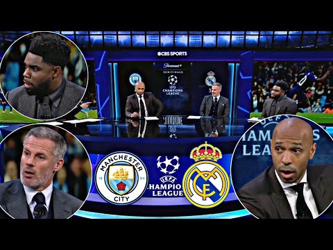 Man City vs Real Madrid 4-3 Post Match Analysis by Jamie Carragher,Thierry Henry and Micah Richards