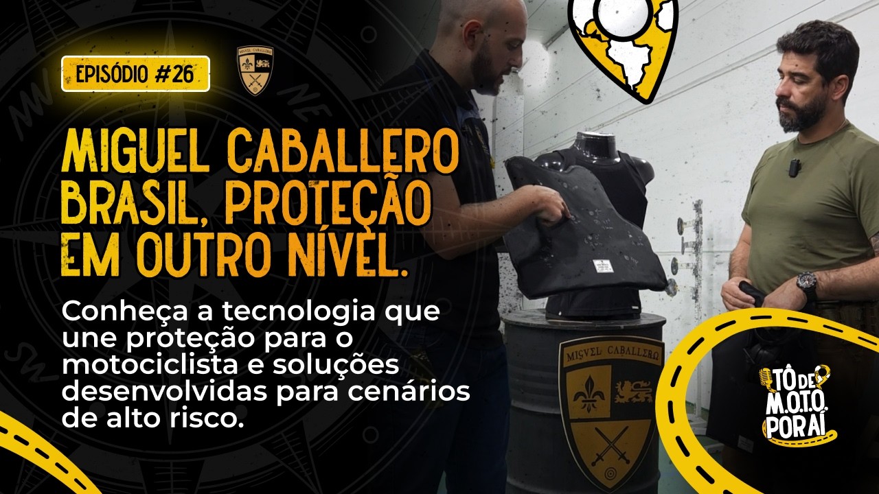 TÔ DE M.O.T.O. POR AÍ | EP #29 | - MUITO ALÉM DA JAQUETA | Conhecendo a Miguel Caballero Brasil