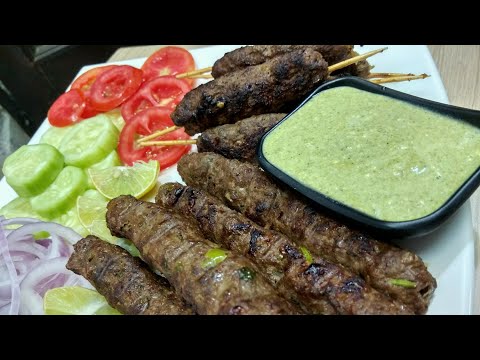 Seekh Kabab Recipe - old Delhi famous seekh Kabab recipe in 2 ways Video