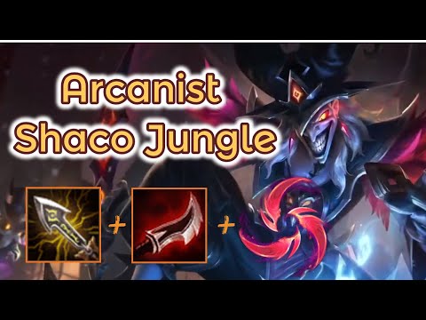 Arcanist Shaco Jungle smurfing in Gold Elo [League of Legends] Full Gameplay - Infernal Shaco