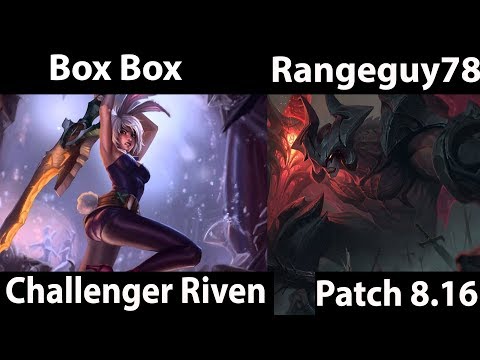 [ Box Box ] Riven vs Aatrox [ Rangeguy78 ]  Top   Box Box Riven Stream