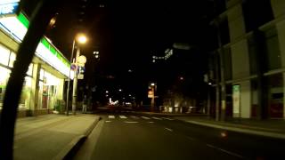 preview picture of video 'Center of Sendai City at night with Mobius Action Camera'