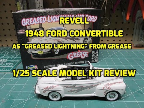 Revell Greased Lightning '48 Ford Kit Model Kit 1:25 Item 85-4443 Grease 