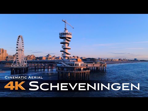Den Haag SCHEVENINGEN 🇳🇱 Drone 4K | The Hague 's-Gravenhage Holland