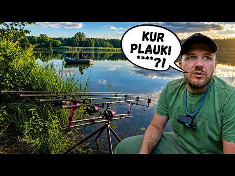 Žvejoju Laukinius Karpius ir Kovoju su Spiningautojais