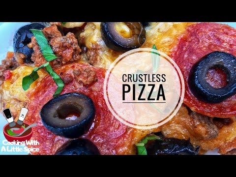 Homemade Crust-less Pizza in the Crock Pot