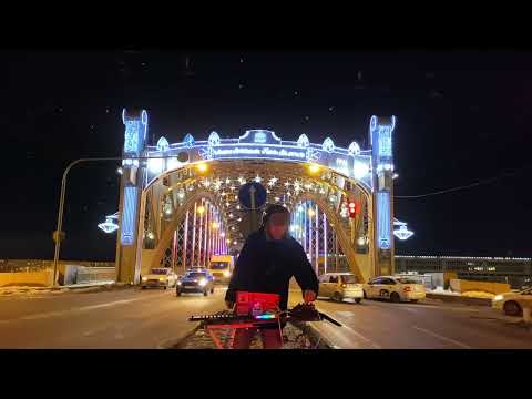 Kosmik Vibrations #006 by Kostik Makso from The New Year brightest Bridge of Peter the Great.