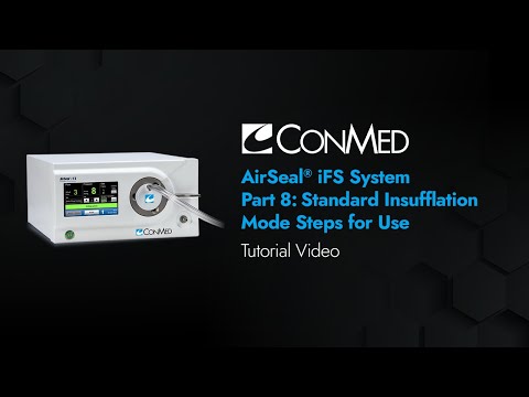 AirSeal® Tutorial: Module 8 - Standard Insufflation Mode Disposables Needed and Steps for Use