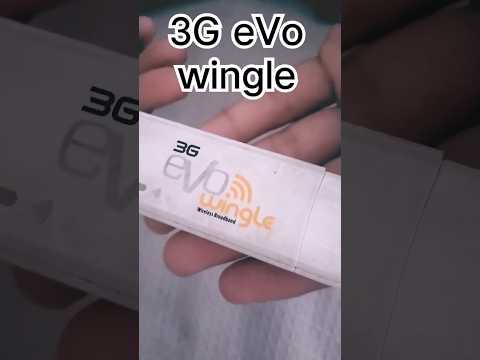 3G EvO Wingle Wireless broadband #Shorts