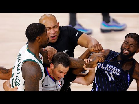 Giannis Unfazed By James Ennis Marvin Williams Fight! Dominates Orlando! Bucks Vs Magic Game3| FERRO