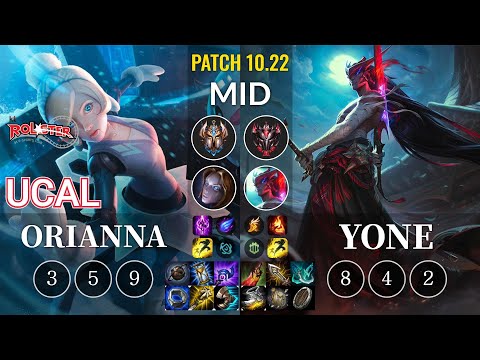 KT Ucal Orianna vs Yone Mid - KR Patch 10.22
